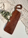 Large Walnut Abstract Charcuterie Board